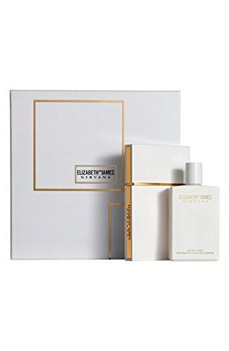 Nirvana White by Elizabeth and James  Set Perfume With Body Oil