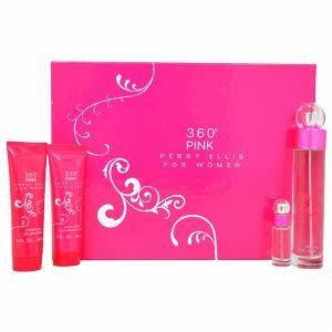 360 Pink  by Perry Ellis 4pc Set Women