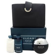 Aqva by Bvlgari 4pc Cologne Gift Set For Men