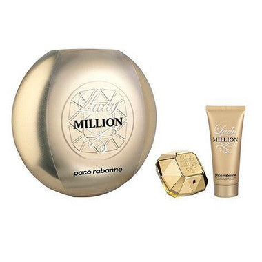 Lady Million by Paco Rabanne 2pcs Pefume Gift Set For Women