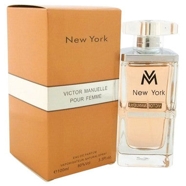 New York by Victor Manuelle Eau De Parfum Spray 3.3oz For Women