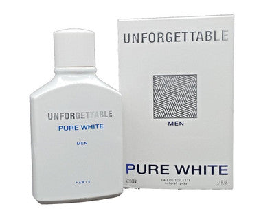 Unforgettable Pure White By Glenn Perri 3.4oz Cologne Spray for Men