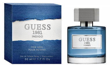 Guess 1981 Indigo Men Eau De Toilette Spray 3.4oz Men