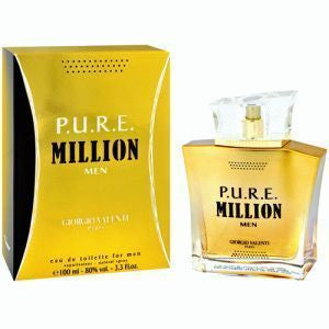 Pure Million by Giorgio Valenti Eau De Toilette Spray For Men 3.3oz
