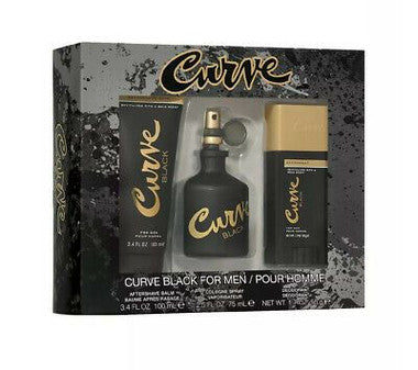 Curve Black Men 3Pc Cologne Set