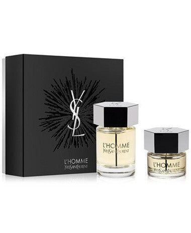 L'HOMME YVES SAINT LAURENT MEN COLOGNE GIFT SET SPRAY 6.7 OZ + 1.3OZ COLOGNE