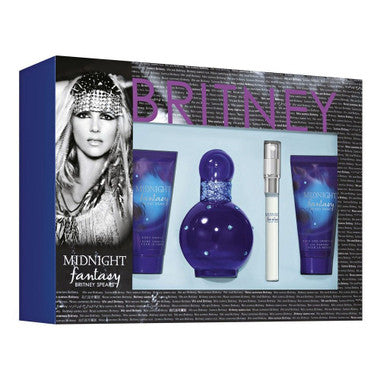 Midnight Fantasy By Britney Spears 4pc Perfume Set Women