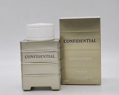 CONFIDENTIAL WHITE EDITION By Gemina B 3.0oz Men