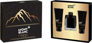 Mont Blanc Legend Eau De Parfum 3pc Set For Men