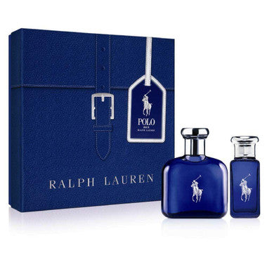 Polo Blue by Ralph Lauren Set Eau De Toilette Spray 4.2oz - 0.5OZ