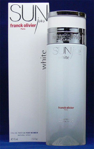 Sun Java White by Franck Olivier 2.5oz Eau De Toilette Spray Women