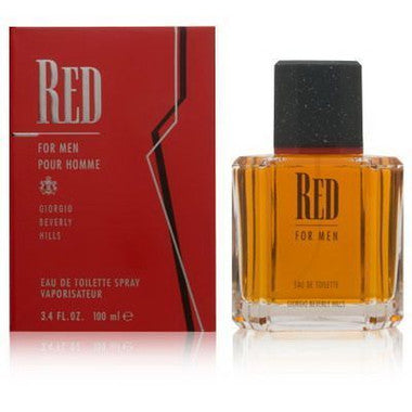 Red by Giorgio Beverly Hills 3.4oz Eau De Toilette Spray Men