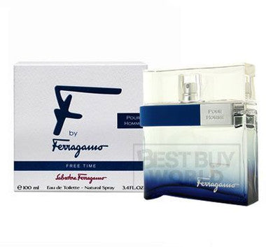 F Free Time by Salvatore Ferragamo 3.4oz Eau De Toilette Spray Men