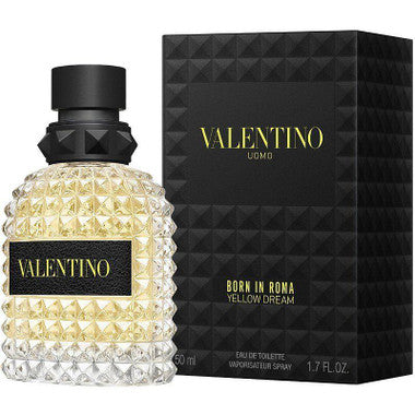 Valentino Uomo Born in Roma Yellow Dream SET INCLUDES  Eau de Toilette Spray  1.7OZ AND 0.5OZ.