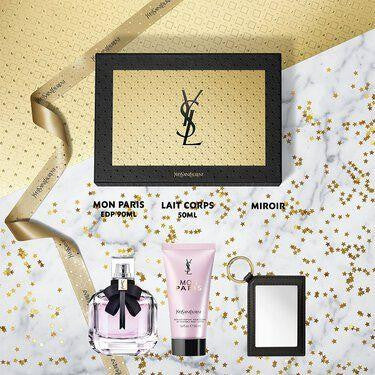 Mon Paris by Yves Saint Laurent Eau De Parfum Spray For Women 3pc Set