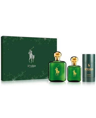 Polo Green Ralph Lauren Eau de Toilette 3-Piece Men's Fragrance Gift Set