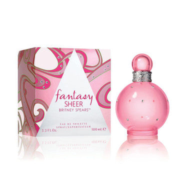 BRITNEY SPEARS FANTASY SHEER EAU DE TOILETTE SPRAY FOR WOMEN 3.4OZ