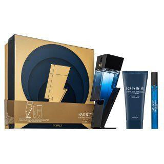 Bad Boy Cobalt Parfum Electrique by Carolina Herrera 3pc Set
