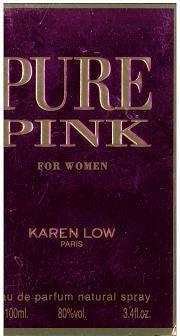 Pure Pink by Karen Low 3.0oz Eau De Parfum Spray Women