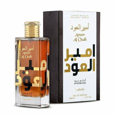 Ameer Al Oudh Intense Oud by Lattafa Perfumes EAU DE PARFUM SPRAY 3.4OZ.
