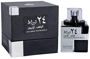 24 CARAT WHITE GOLD 3.4oz by Lattafa Perfume