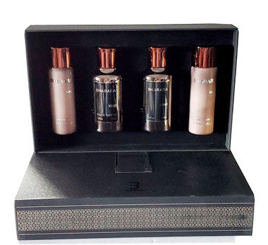 Bharara King Gift Set 4 Pcs For Men EDP 3.3 oz After Shave + Lotion + Gel