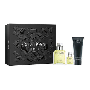 Eternity by Calvin Klein 3pc Cologne Gift Set For Men