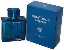 Blue Touch by Franck Olivier 3.4oz Eau De Toilette Spray Men