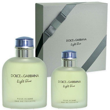 Dolce Gabbana Light Blue 2pc 4.2oz With 1.3oz Cologne Set Men