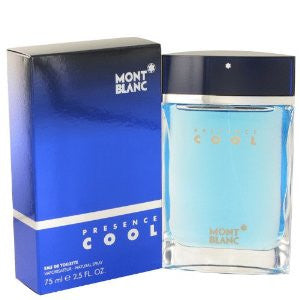 Presence Cool by Mont Blanc 2.5oz Eau De Toilette Spray Men