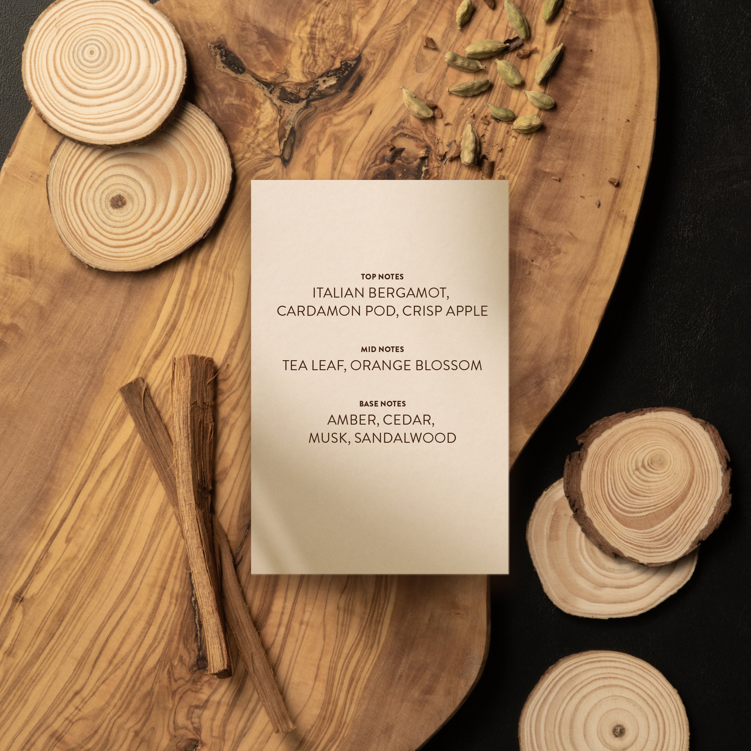 Wood+Cardamom
