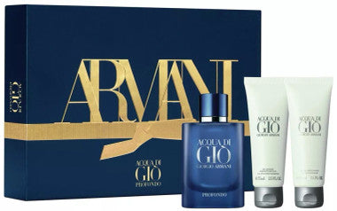 Acqua di Gio Profondo 2.5oz Set 3pcs